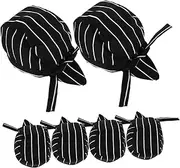 [FRCOLOR] Unisex Japanese Chef Hat Quick Dry Kitchen Cooking Cap with Tails for Restaurants Food Service and Professional Use Comfortable and Stylish Design for Men and Women