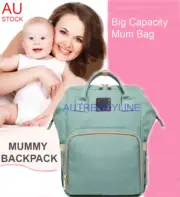 Large Capacity Mummy Bag Maternity Nappy Diaper Insulated Multipurpose Backpack