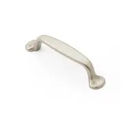 Decade Face Fixing Pull Handle, Dull Brushed Nicke
