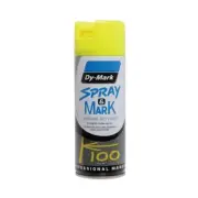 Dy-Mark Spray & Mark Line Marking Paint Fluoro Yellow 350g DyMark Single