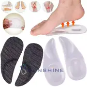 ORTHOTIC SHOE INSERTS SELF-ADHESIVE FLAT FEET/HIGH ARCH SUPPORT FOR FASCIITIS
