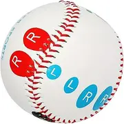 [Generic] Pitch Training Baseball – Baseball Pitch Training Ball, 9 inches Baseball Training Gear, Baseball with Color Coded Finger Placement Marks for Increase Pitch Velocity, Learn Multiple Pitching