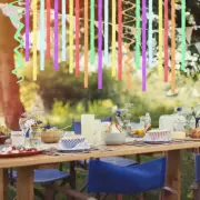 2 Sets Wedding Crepe Paper Rainbow Party Decoration Party Paper Streamers