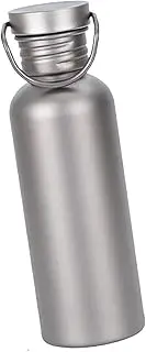 Titanium Bottle Portable - Outdoor Titanium Sports Water Bottle | High Temperature Resistant Bicycle Drinking Bottle for Travel, Titanium Sports Bottle for Climbing, Hiking