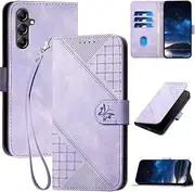 Mobile Phone Case for Samsung Galaxy A16 5G / 4G Flip Case Premium Leather Wallet [Card Slots] Foldable Flip Protective Wallet Mobile Phone Case [Magnetic Closure] [Stand Function] - Black