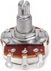 FAVOMOTO Guitar Potentiometer Push Potentiometer 500k B500k Pots Guitar Potentiometers Guitar Volume Potentiometer Amps 500k Potentiometer Audio Taper Potentiometers B500k Solder Lugs