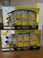 2 X Pokemon Celebrations Pikachu V-Union Special & Premium Playmat Collections