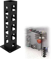 YZZHAJ 1.25"/2"Hitch Storage, Heavy Duty Receiver Hitch Hoder, Hitch Garage Stand, The Rack Collector Receiver Hitch Base-9 Hitch Storage Mount Install on The Ground