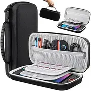 Lmcpa Carrying Case for Nintendo Switch 2 (2025) 7.9 Inch Console, Protective Hard Shell Portable Switch Travel Case, Durable Ballistic Nylon, Large Capacity, Accessories for Switch 2