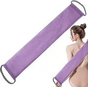 Back Washing Cloth,Back Washer Wash Cloth - Back Mud Scrubbing Towel Foaming Body Scrub Cloth for Female All Skin Types