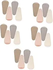 Healvian 20pcs Protective Cuticle Scissor Soft Pu Cap for Cuticle Nippers Tweezers Stylish Manicure Tool Protector Easy to Use Carry for Nail Care Kits