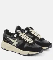[Golden Goose] Golden Goose Running Sole suede and leather sneakers AU 6 black