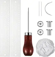 6 Pcs Bookbinding Kits, Bookbinding Supplies, Book Binding Starter Tools Set for DIY Bookbinding Crafts and Sewing Supplies