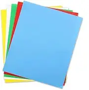 Transfer Carbon Paper, 10 Sheet Water-Soluble Tracing Paper Sewing Accessories for Cloth, Fabric and Embroidery - 23 x 14cm, Multicolor