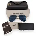 Ray-Ban Aviator Reverse Sunglasses RB R0101S 9202/3A Rose Gold 62mm w/case NWT