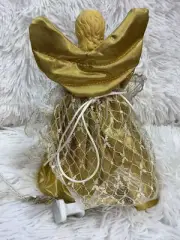 Gold angel tree topper