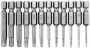 AIMALL 12PCS Torx Head Magnetic Screwdriver Bit Set, Hex Shank T5-T40, Impact Power Tamper Proof, for Electric & Manual Screwdrivers, Drills