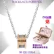 CHARRIOL夏利豪 Necklace項鍊 Forever永恆玫瑰金色吊墜4鋼索款 C6(08-102-1139-8)