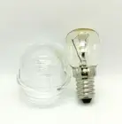 UNIVERSAL OVEN LAMP COVER & 25W LIGHT GLOBE SUITS BLANCO, WESTINGHOUSE, MIELE