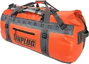 [UNPLUG EASY OUTDOOR ADVENTURE] Unplug Ultimate Adventure Bag -1680D Heavy Duty Waterproof Travel Duffel Bags for Camping, Motorcycle Dry Bag, Waterproof Bags for Boating, Waterproof Duffle Backpack