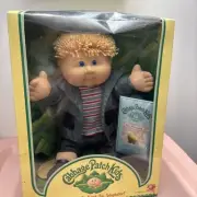 Limited Edition Vintage Cabbage Patch Kid Doll Fuzzy Hair Boy NIB Bo Francis