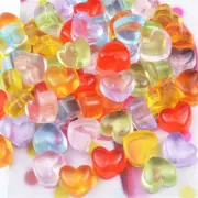 Lot of 20 Heart Candy Embellishment DIY Crafting Decor Slime Charm 17x14x10mm