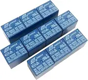 10PCS SRD-05VDC-SL- Relay DC 5V 10A 5 Pin SPDT PCB Type 1NO 1NC