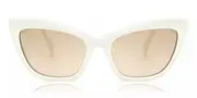 Max Mara MM0063 LOGO14 21G Women’s Sunglasses White Size 57