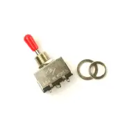 3 Way Toggle Switch Pickup Selector For Electric Guitar , Box Style /Red Tip