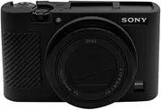 JIELARHUA Camera Case for Sony RX100 III IV V VI, Soft Silicone Protective Cover, Black