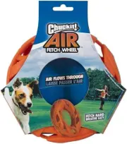 ChuckIt Air Fetch Wheel Aerodynamic Toy Run Farther Fetch Longer for Dogs