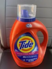 1 Tide Fresh Coral Blast Liquid Laundry Detergent - 64 loads, 92 fl oz