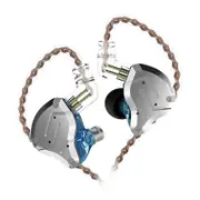 ZS10 PRO 10 Earphone 4 Balanced Armature 1 Dynamic Drivers HiFi Bass Units Monitor Headphones BLUE COLOR