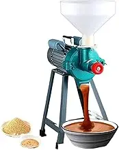 Peanut Sesame Butter Maker, 1100W Commercial Grain Grinder Mill with Funnel,15kg/h Large Output,Rated Speed 2850r/min, Funnel-Shaped Cup, Low Noise Technology, for Groundnut and Sesame