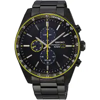 在飛比找Yahoo奇摩購物中心優惠-SEIKO 精工 CS 紳仕品格太陽能計時腕錶 送禮首選 (