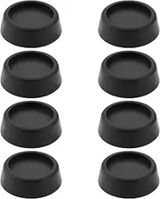 VGOL Pack of 8 Rubber Feet for Washing Machines, Vibration-Inhibiting, 20 mm, Raised Foot Pads for Heat Pump Dryers, Vented Dryer, Black