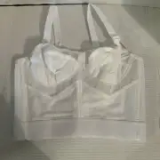 Soft Touch Goddess Bra White Style # 1304 Size 40 B Soft Cup No Wire