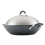 14-Inch A1 ScratchDefense™ Nonstick Wok with Lid