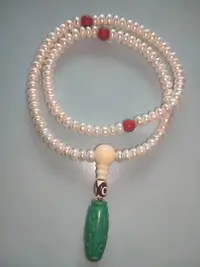在飛比找Yahoo!奇摩拍賣優惠-藏傳天然珍珠108念珠佛珠