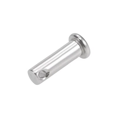 Single Hole Clevis Pins - 8mm x 25mm Flat Head 304 Stainless Steel Link Hinge