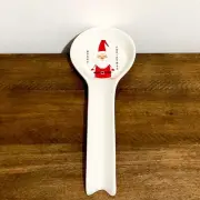 NWT: Godinger - Santa Claus, Merry Christmas, White Spoon Rest