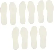 IWOWHERO 10Pcs Winter Insoles Thickened Warm Wool Shoe Inserts Cold Foot Pads for Men Women Comfortable Breathable Material for Casual Shoes and Boots