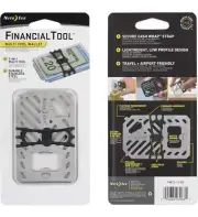 Nite Ize Financial Tool Stainless Credit Card Size 7-in-1 Multi Tool Lightweight