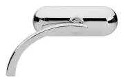 Arlen Ness Micro Mirrors Black Mini Oval, Right 13-407