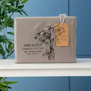 Park Avenue 500 Thread Count Bamboo Cotton sheet set Pewter