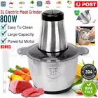 3L Electric Meat Grinder Blender Vegetable Food Processor Chopper Mincer Home OZ