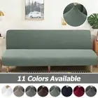 Jacquard Fabric Armless Sofa Bed Cover Sofa Folding Sofa Slipcovers Protector