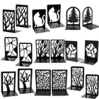 Universal Non-Skid Book Ends Book Stand Book Support Desk Organizer Holder