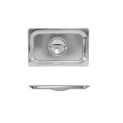 6x Lid for Bain Marie Tray / Steam Pan / Gastronorm / GN 1/4 Stainless Steel