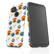 For Google Pixel 4a Case Armour Protective Cover Dogs